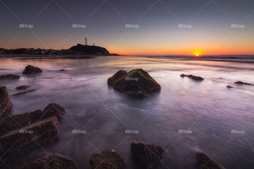 Sunrise on the beach