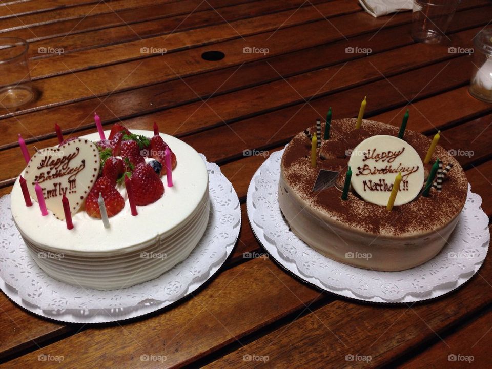 Two Birthday Cakes
