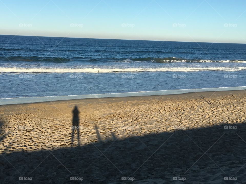 Beach shadow