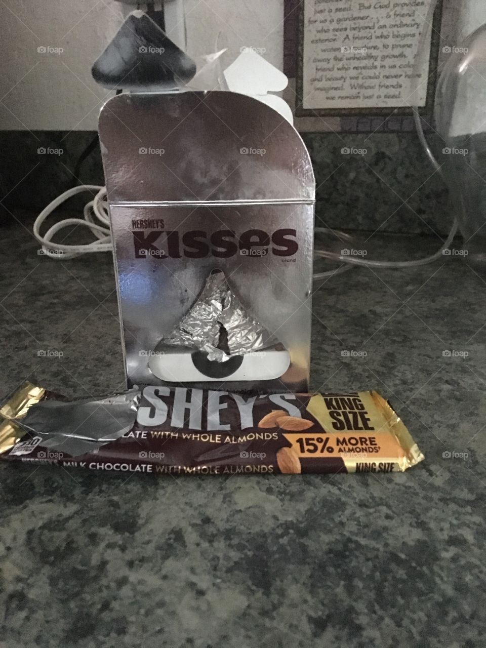 Who doesn’t like chocolate? Kisses anyone?  How about a Hershey candy bar? Indulgence.