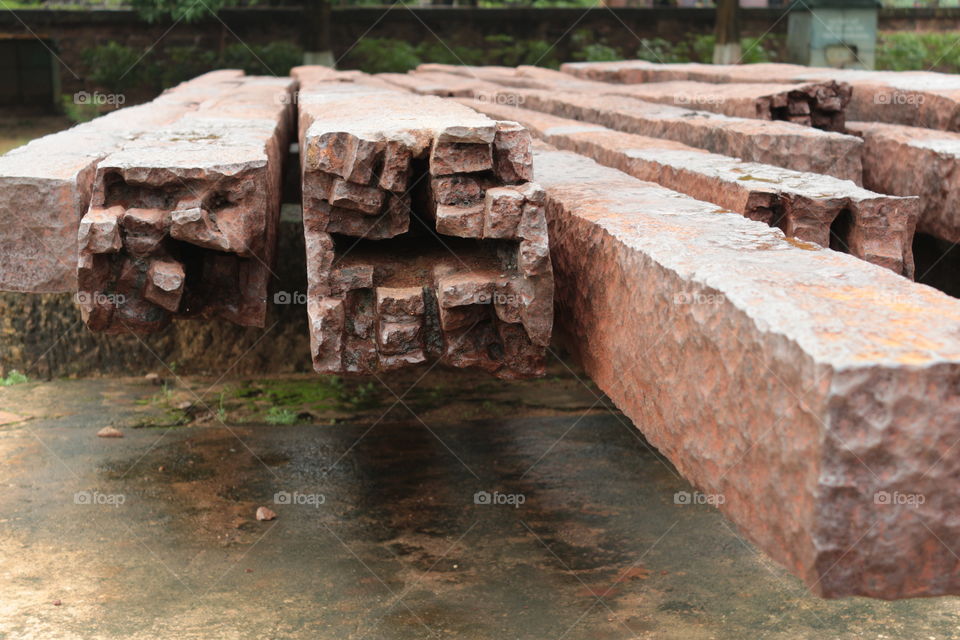 Crooked Steel bars used in ancient times