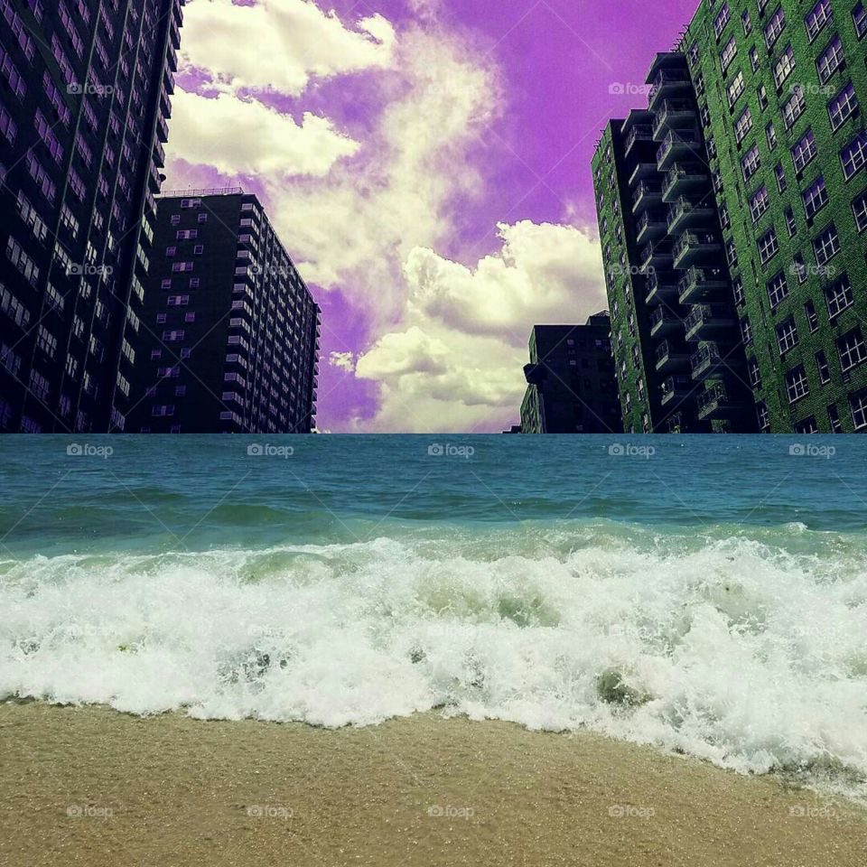 Abstract Photo Collage