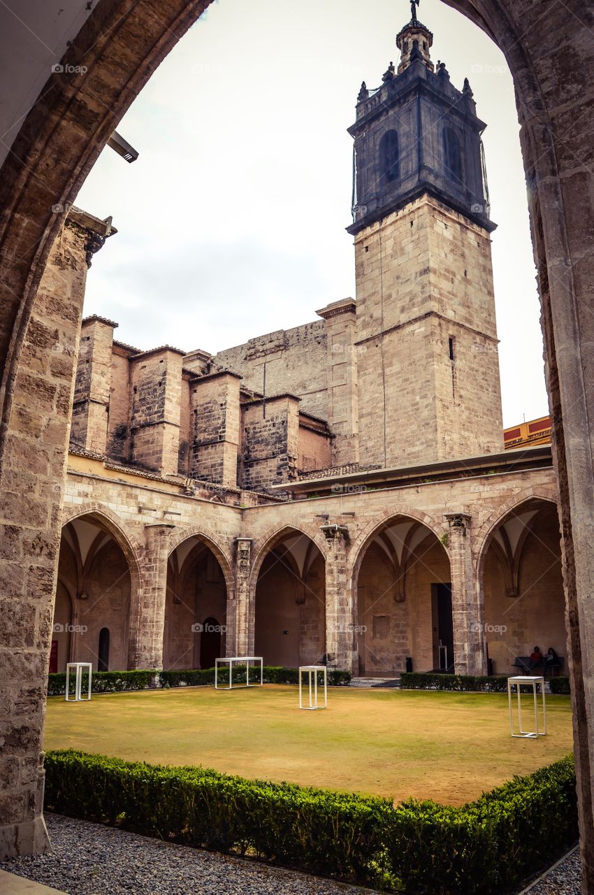 Archs at antiguo convento del carmen spain