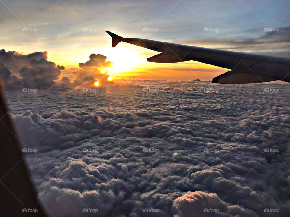 The sun always shines above the clouds 