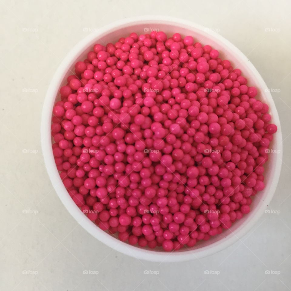 Pink sprinkles 