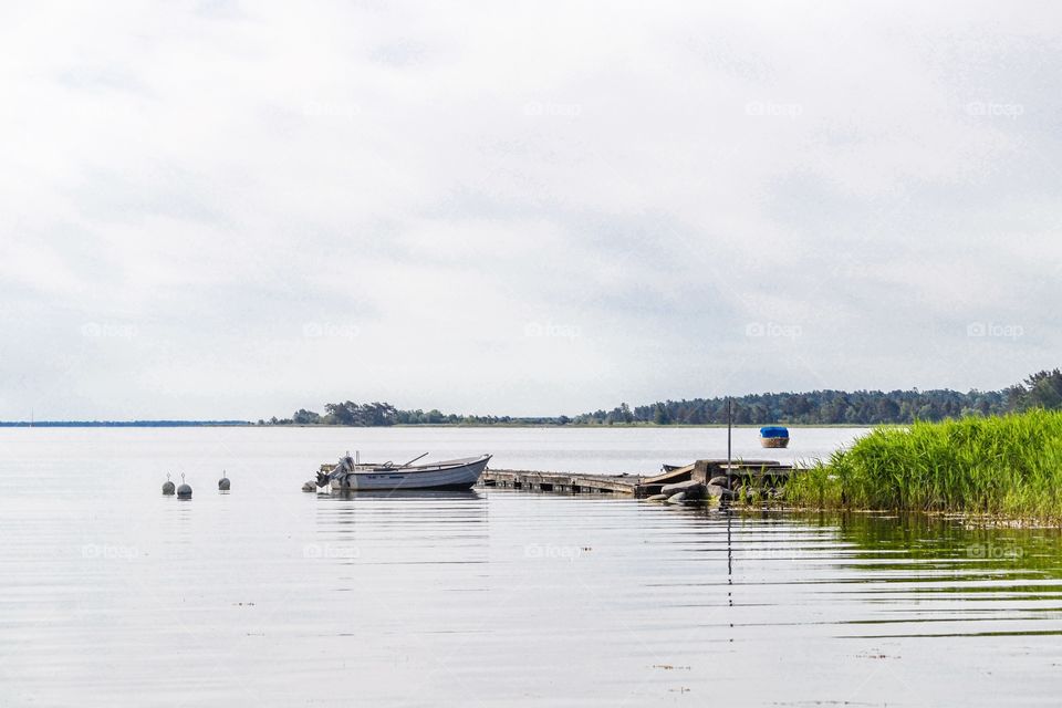 Seascape, boats, ocean.