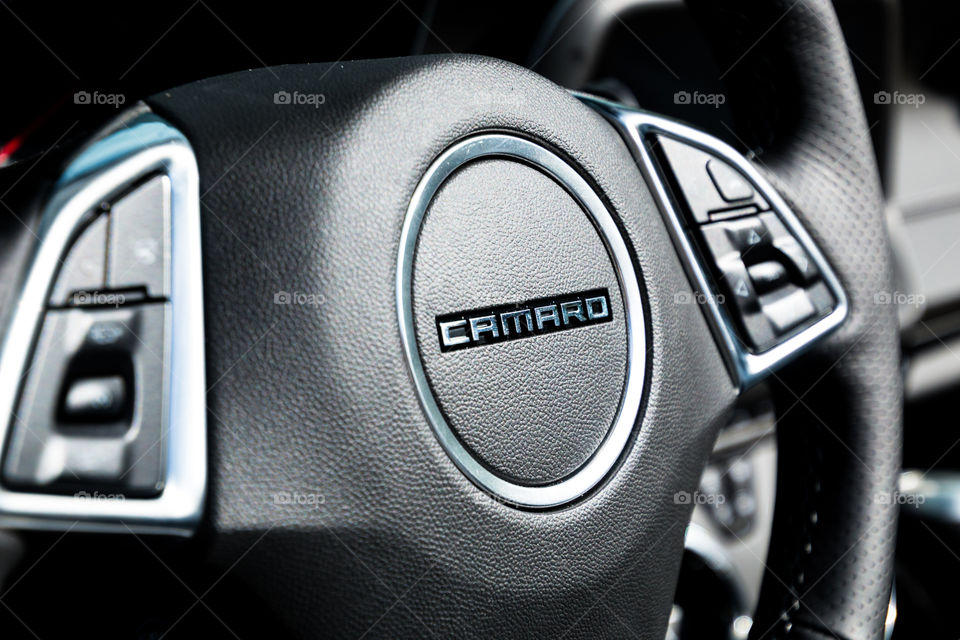 Camaro steering wheel. 