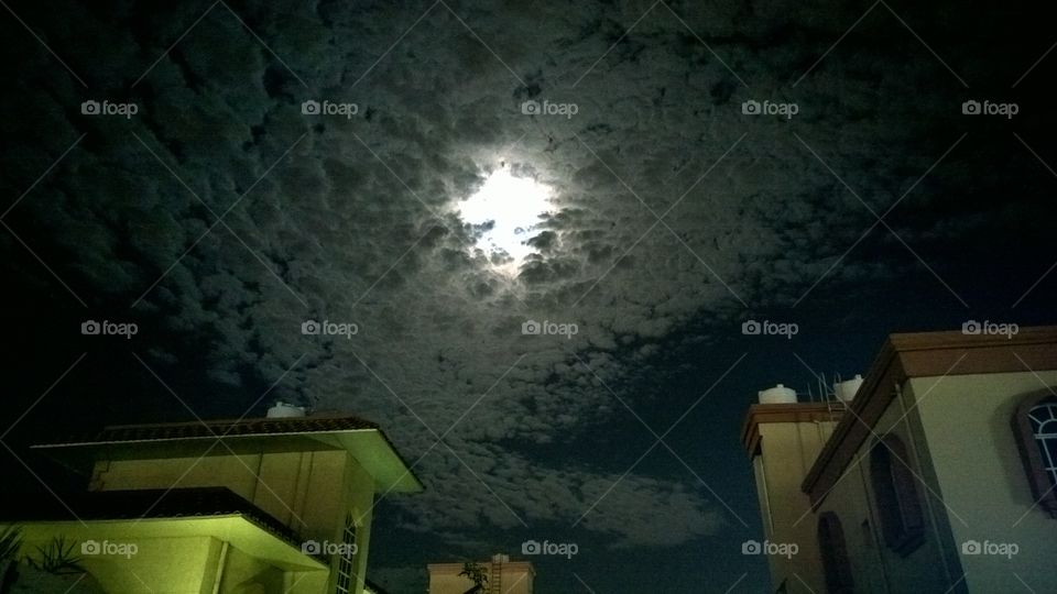 Night sky. He painted the sky tonight to remind us that life is so wonderful and there are so much things to be thankful about.