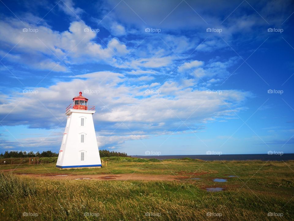 Lighthouse at Cape Egmont, Prince-Edward Island, Canada