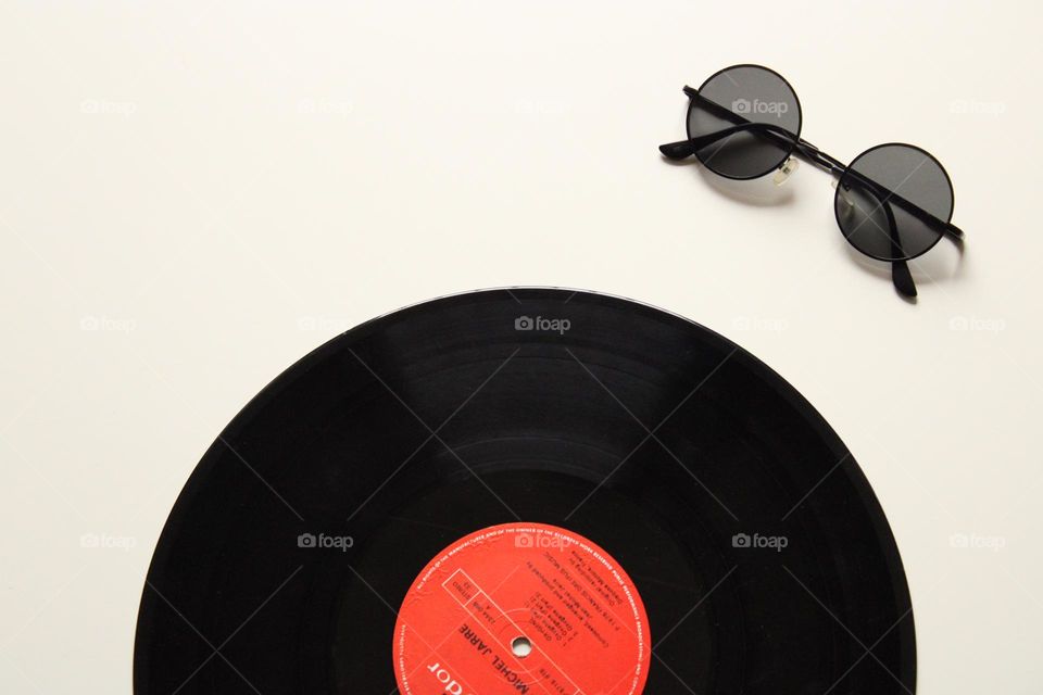 Old gramophone record