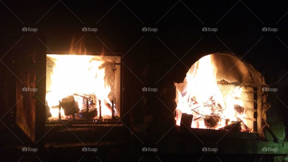 Grill Feuer