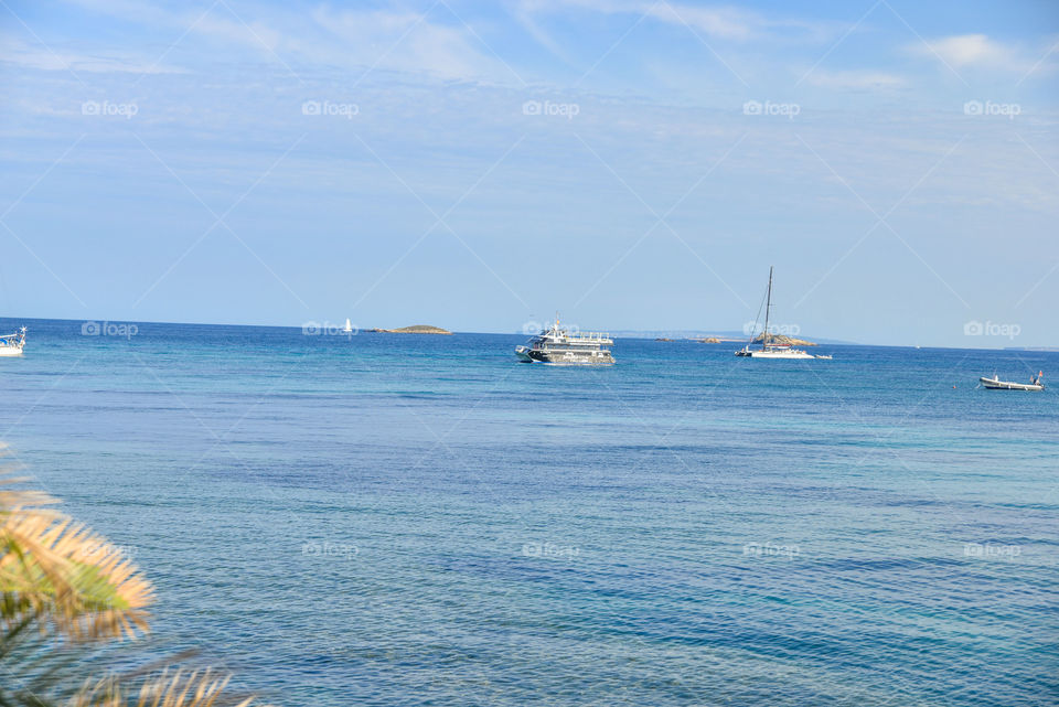 Boats in ibiza