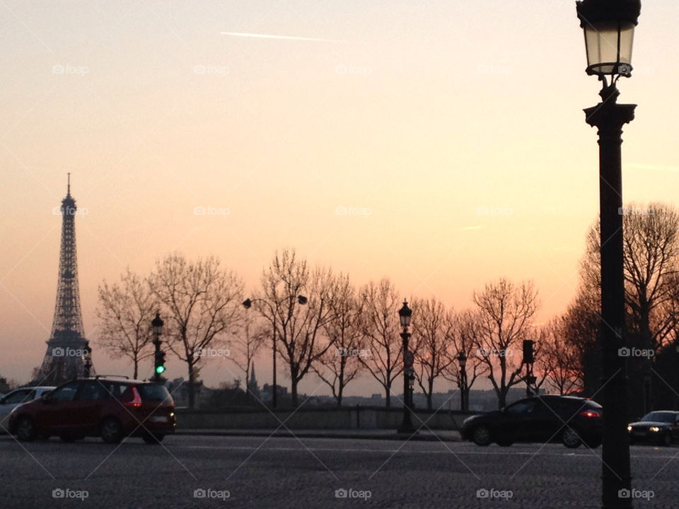 sunset france streets paris by lorendipity