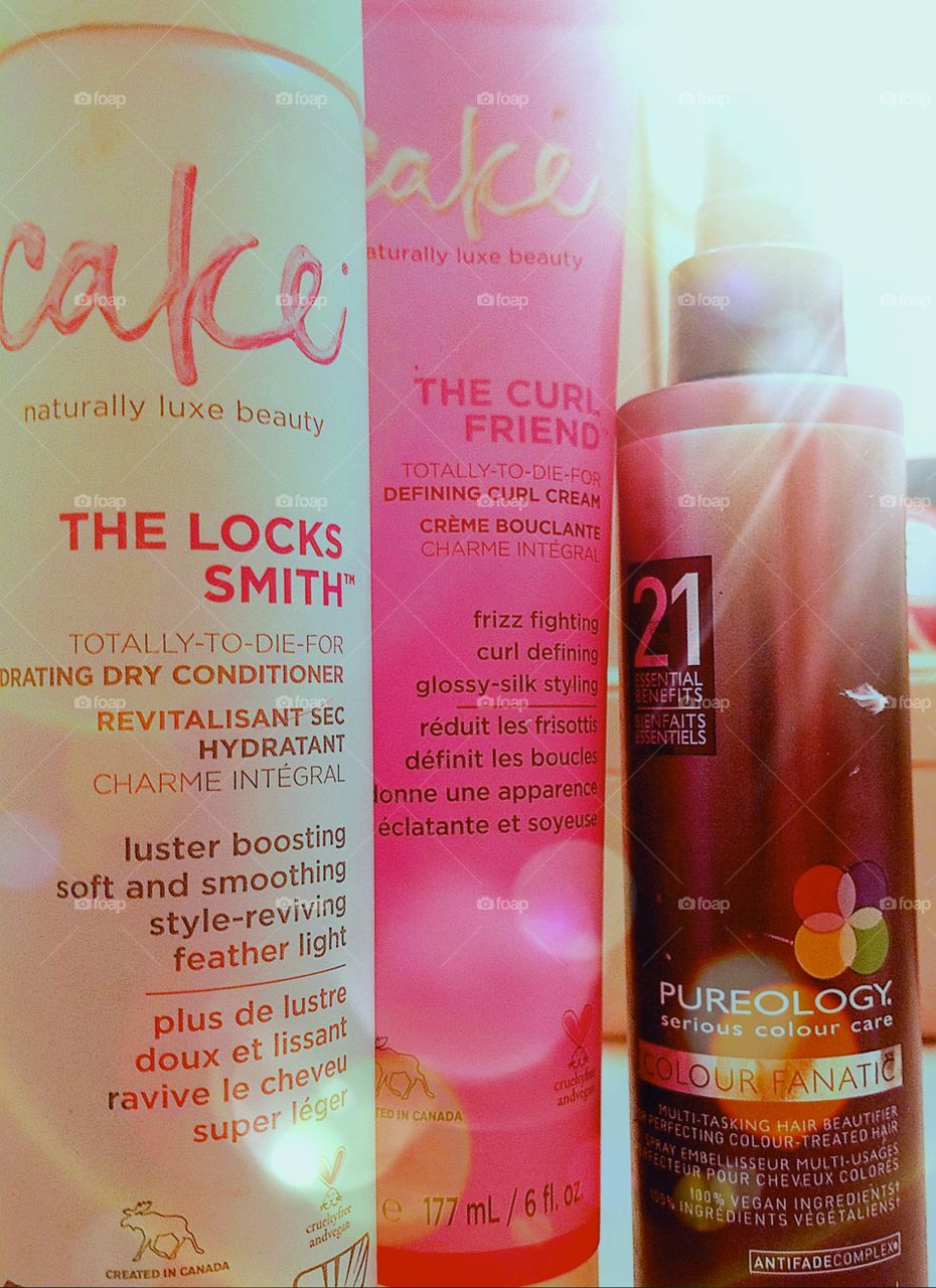 I SWEAR BY THESE HAIR PRODUCTS. 《"CAKE" & "PUERLOGY" 》YUMMY,  Healthy hair and actually smells like candy 🍭🍰🍬🍭