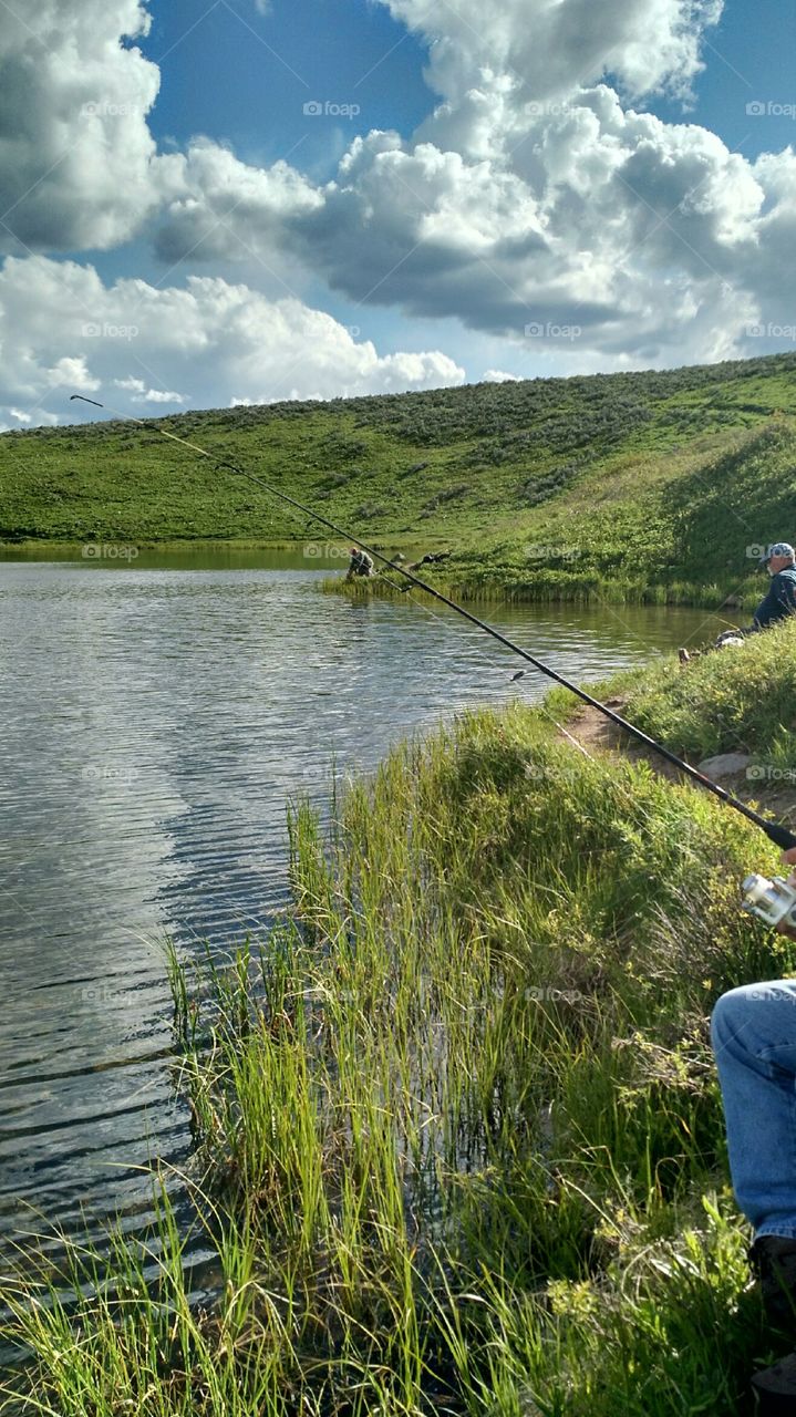 fishing in Yellowstone