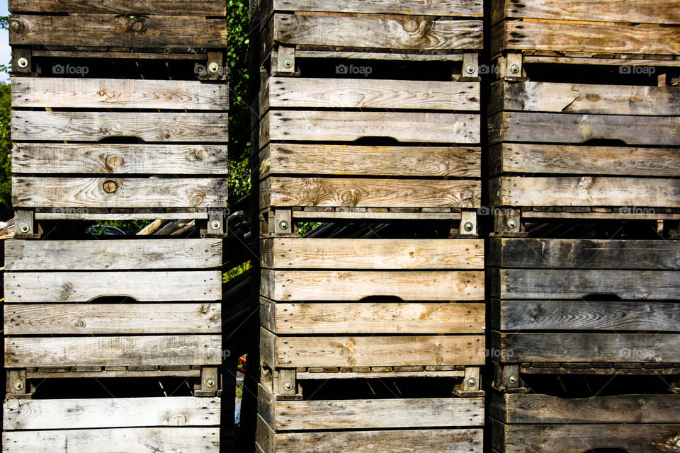 Wood rustic box background 