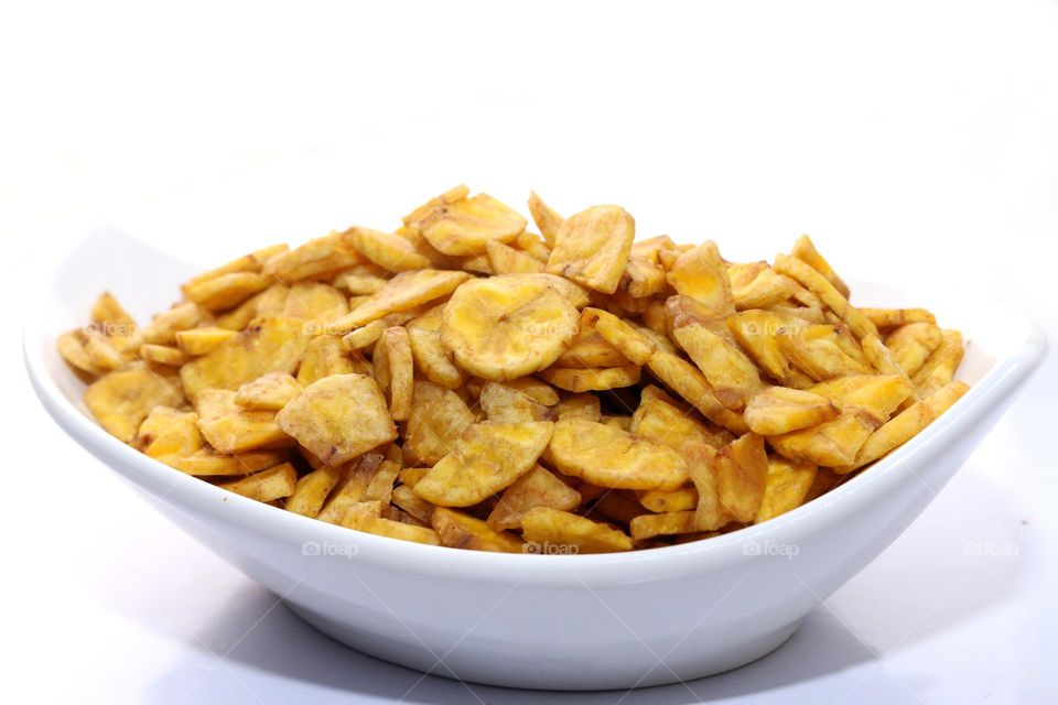 Fresh Banana chips, add tasty with Tea. 