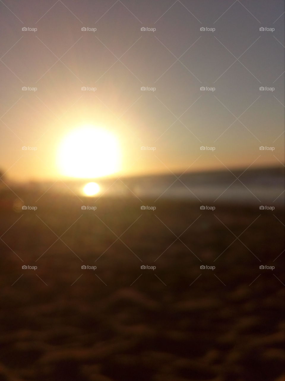 Sunset, Sun, Blur, Evening, Dawn