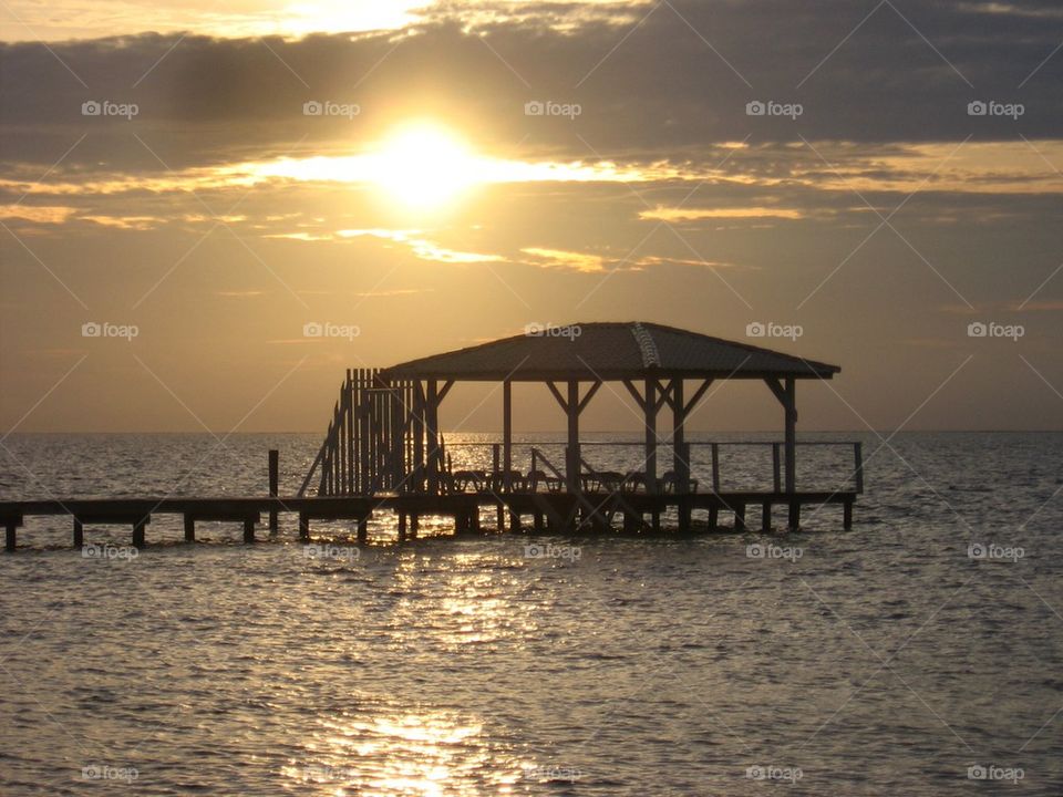 Belize sunset