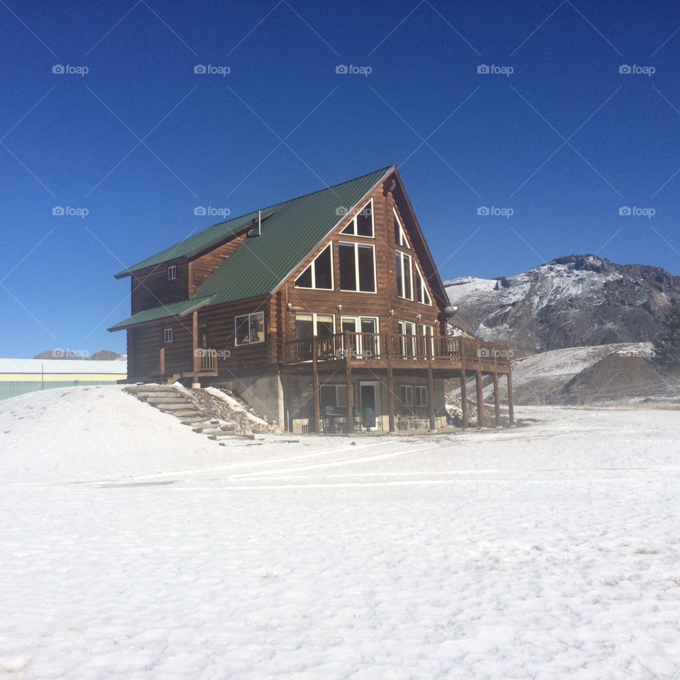 Snow, Winter, No Person, Hut, House