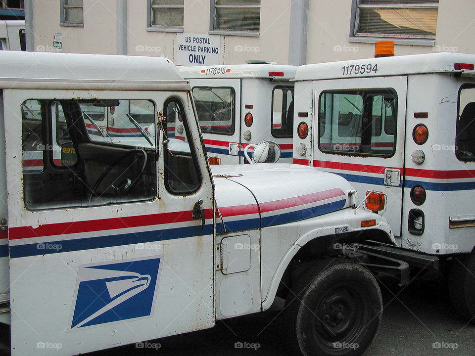 U.S. Mail Carrier Delivery Vehicle