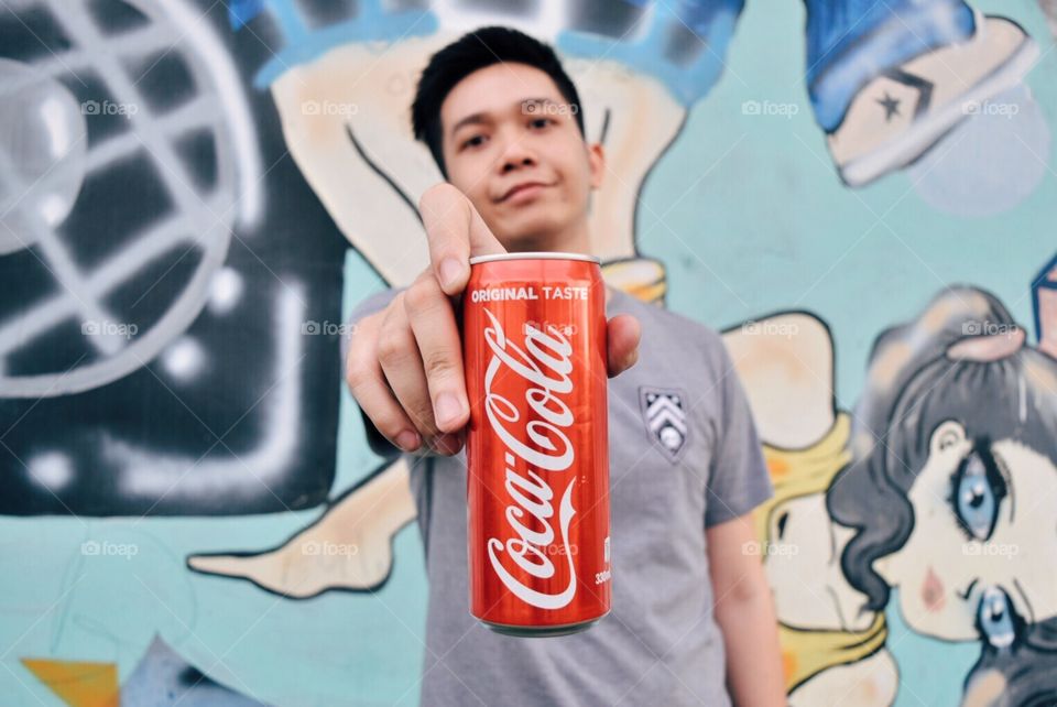 Coca Cola refreshment 😋
