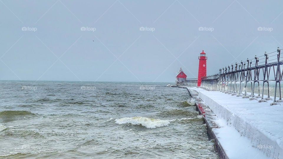 winter lighthouse