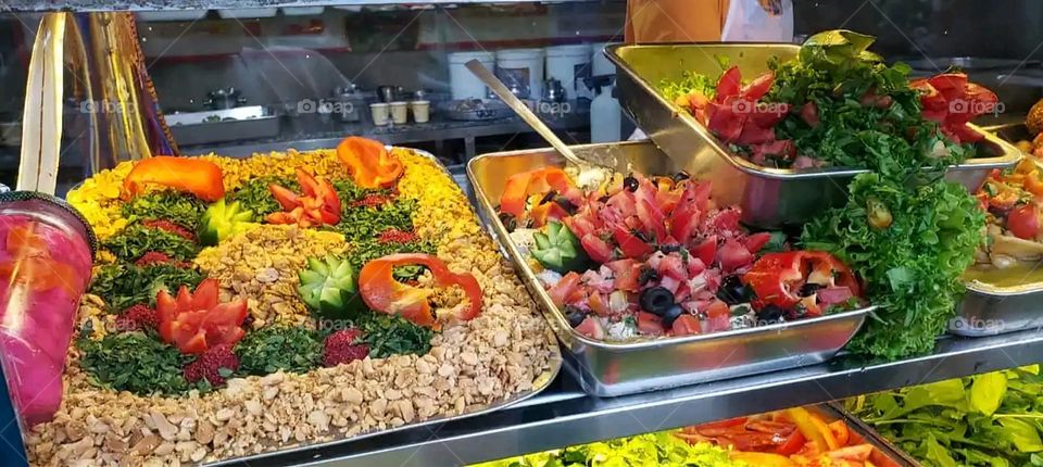 Glory be to God, the magnificent and picturesque view and the natural green trees are a view that is nothing more wonderful than it