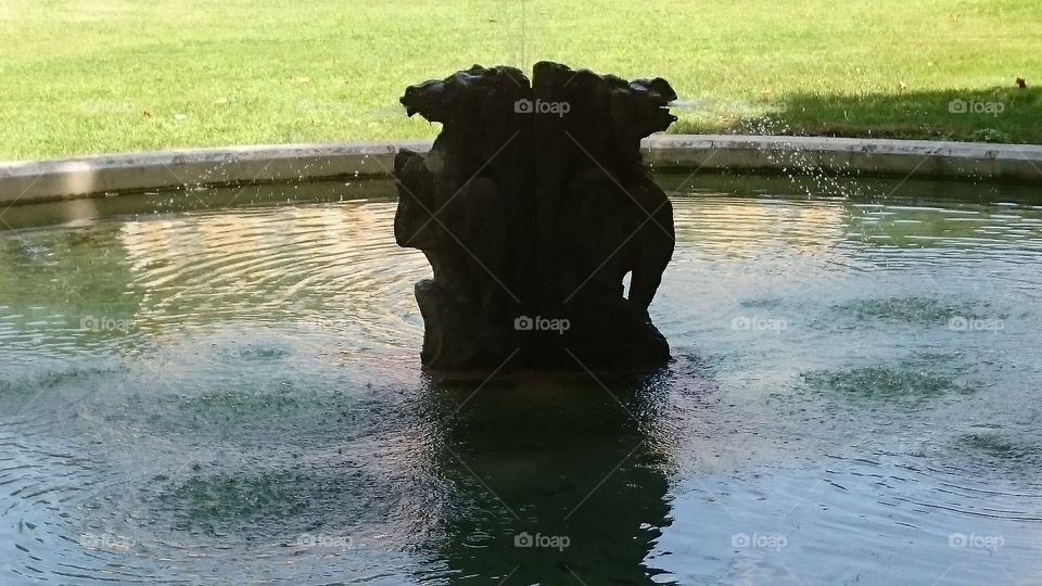 Fountain in the Parc Borely