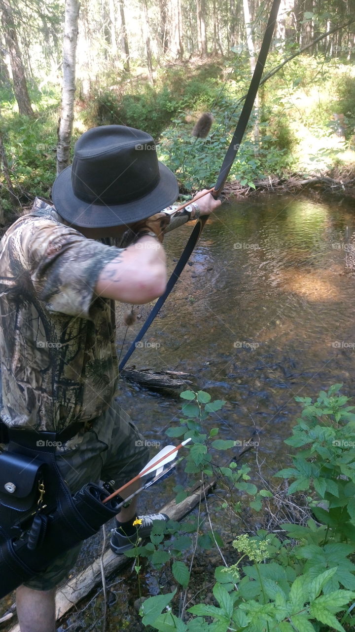 Archery in summertime in sweden by watee