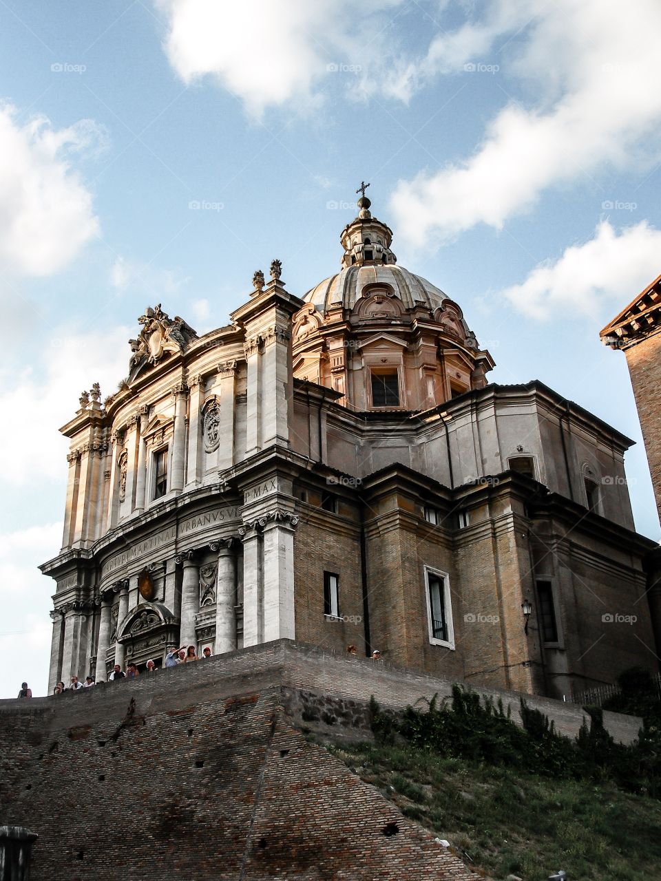 Iglesia San Lucas. Iglesia de San Lucas y Santa Martina (Roma - Italy)