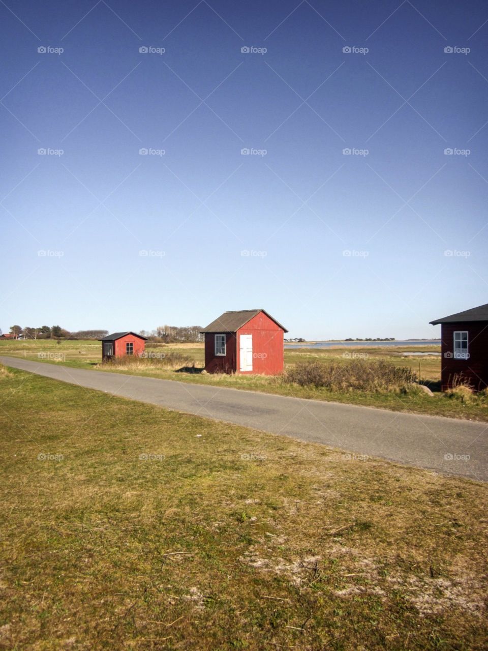 Worden Beach huts in Denmark