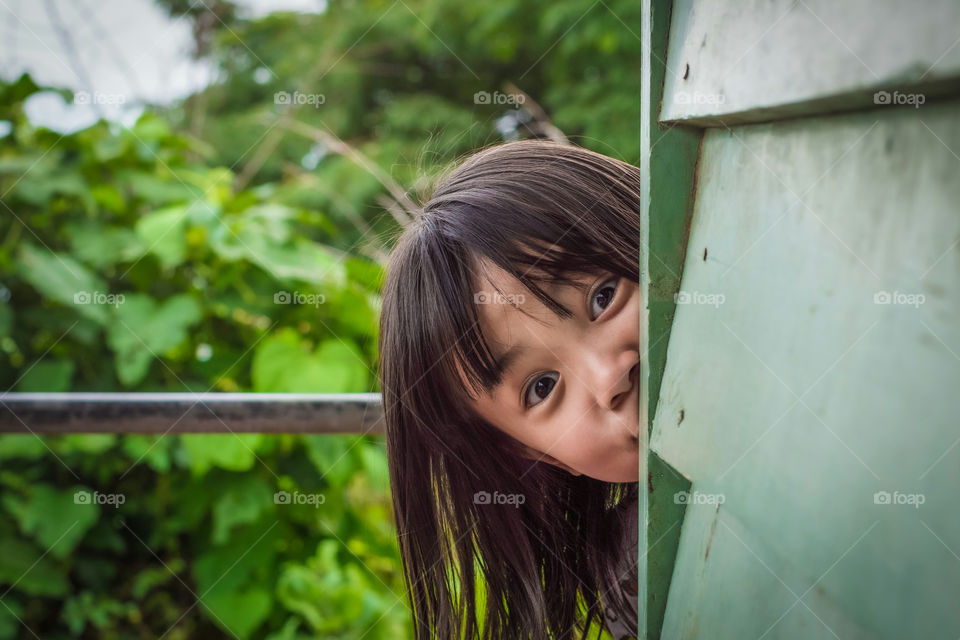 A game of Peek-a-boo, no matter what the game is, the emotional involvement of kids makes it more joyful.