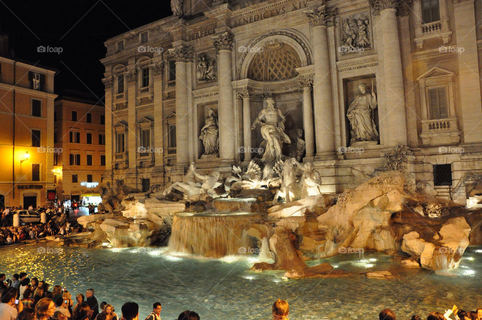 italy fountain tourism architecture by xcpk