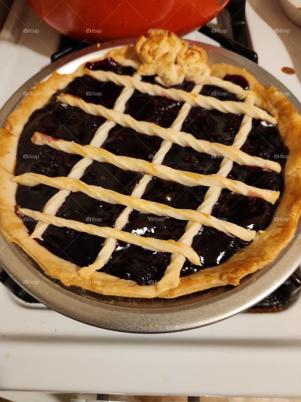 mixed berry pie