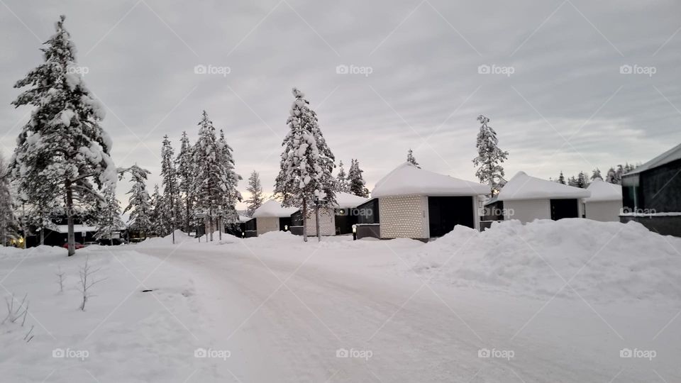 santas igloo Arctic Circle