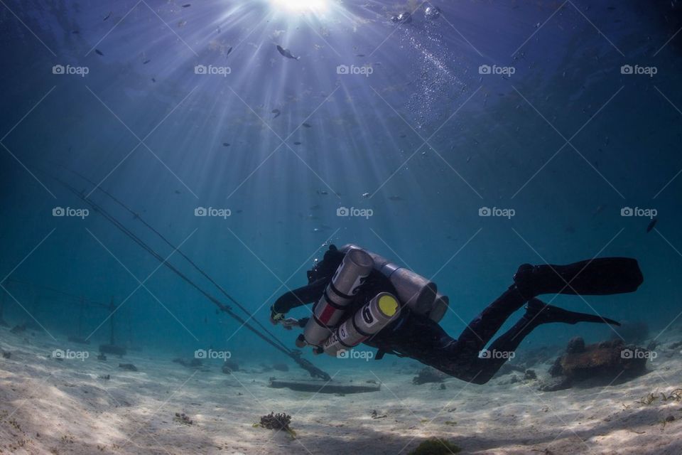 Technical diver