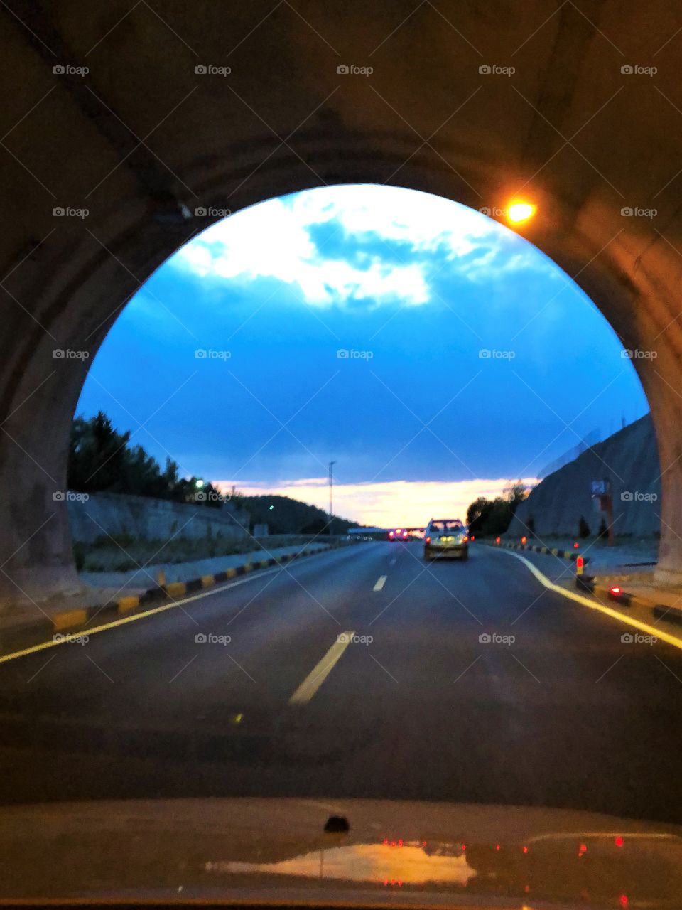 road trip in the tunnel