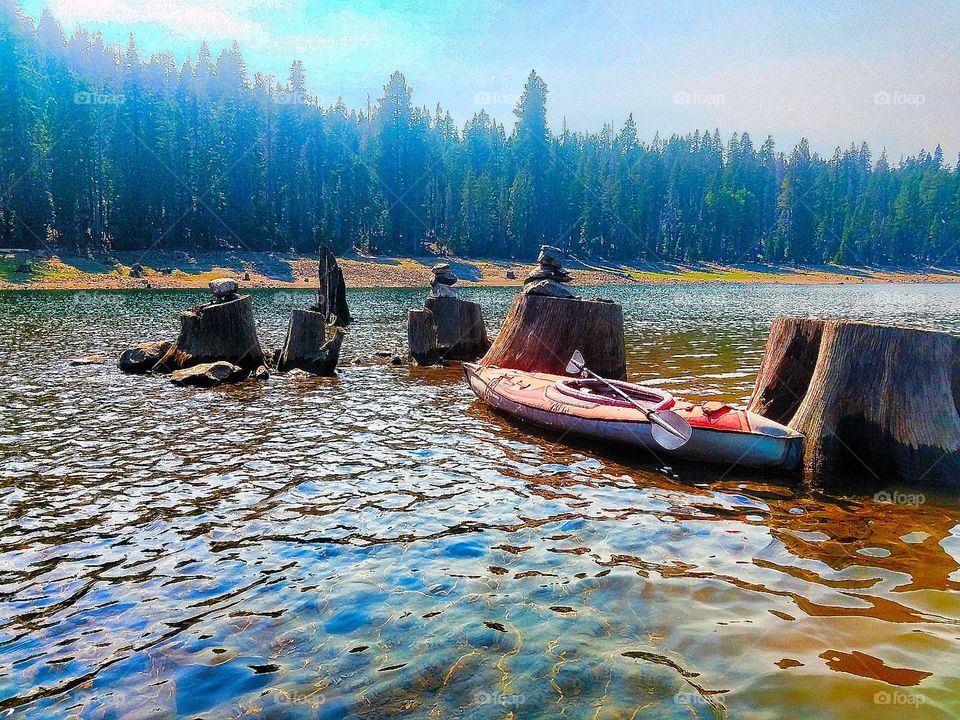 Philbrook lake,  California