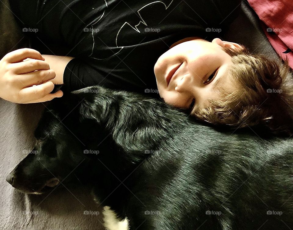 Having a childhood with with a dog is...