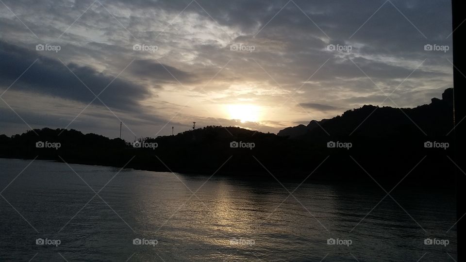 Water, Sunset, Landscape, Lake, Dawn