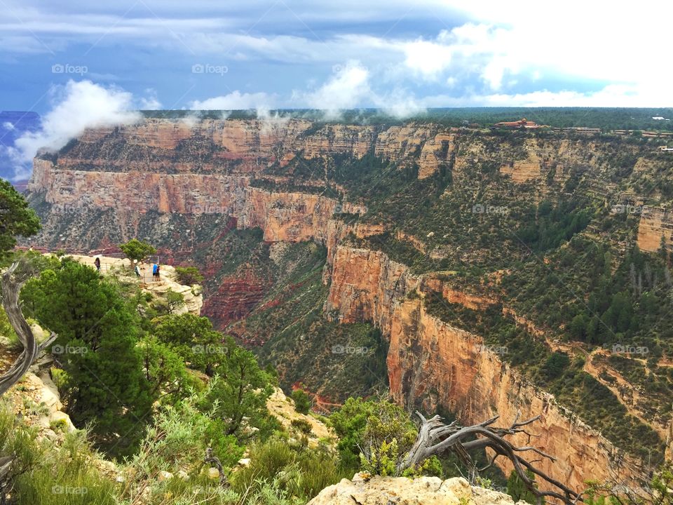 Scenic view of grand canyon