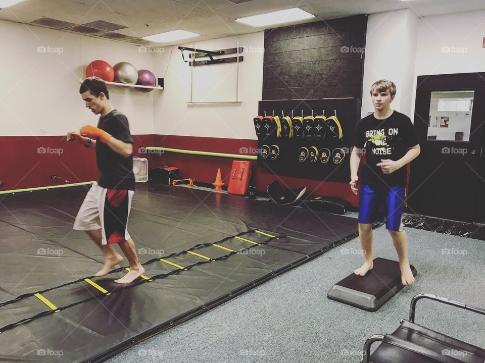 My students Michael & Cody 