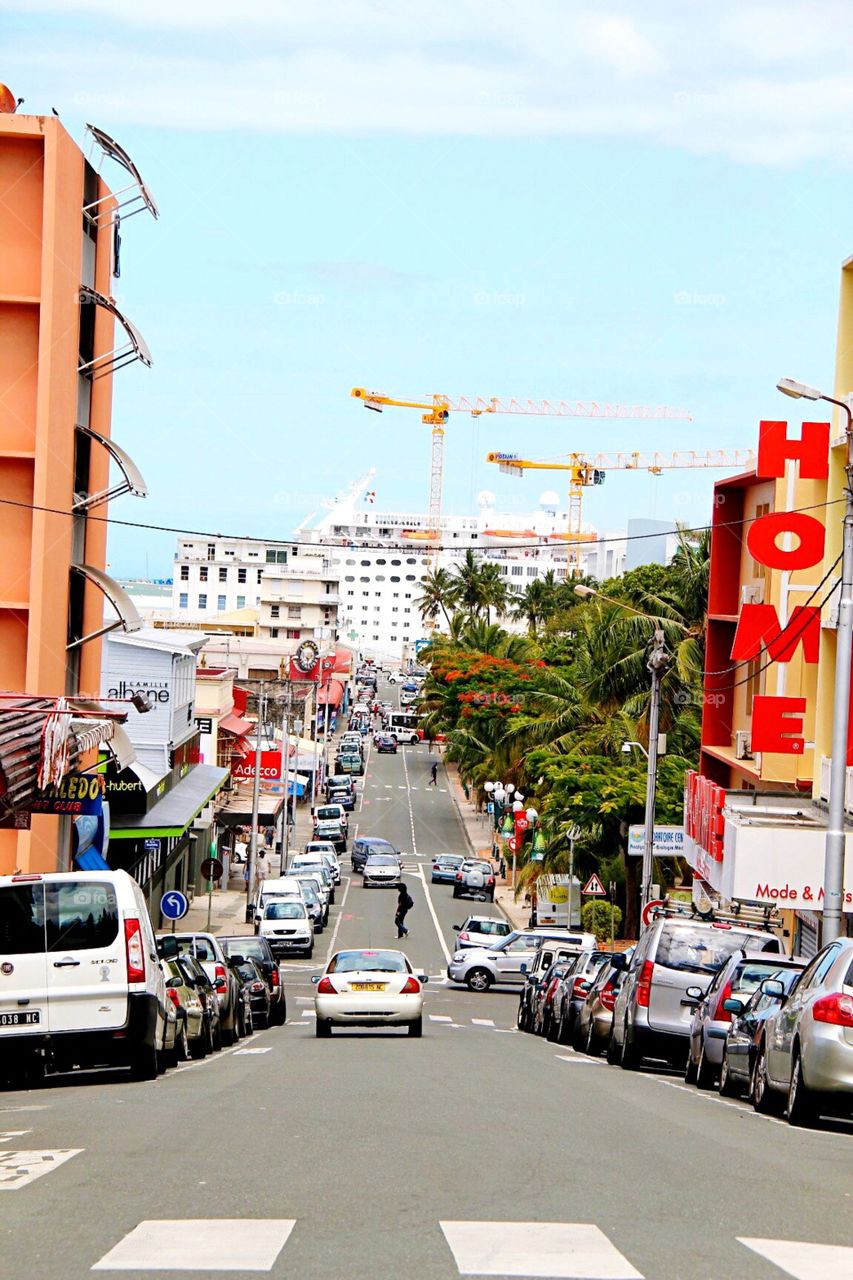 Street, Traffic, Transportation System, Car, Road