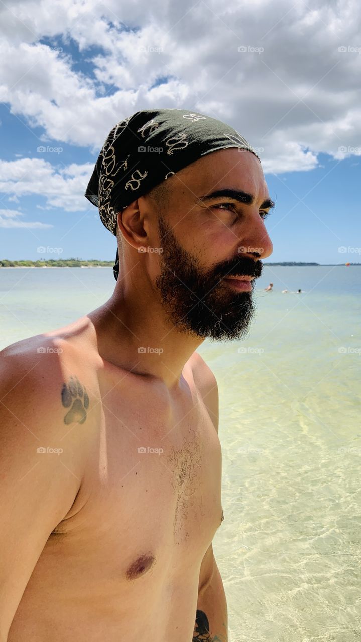 Portrait Man with Beard 