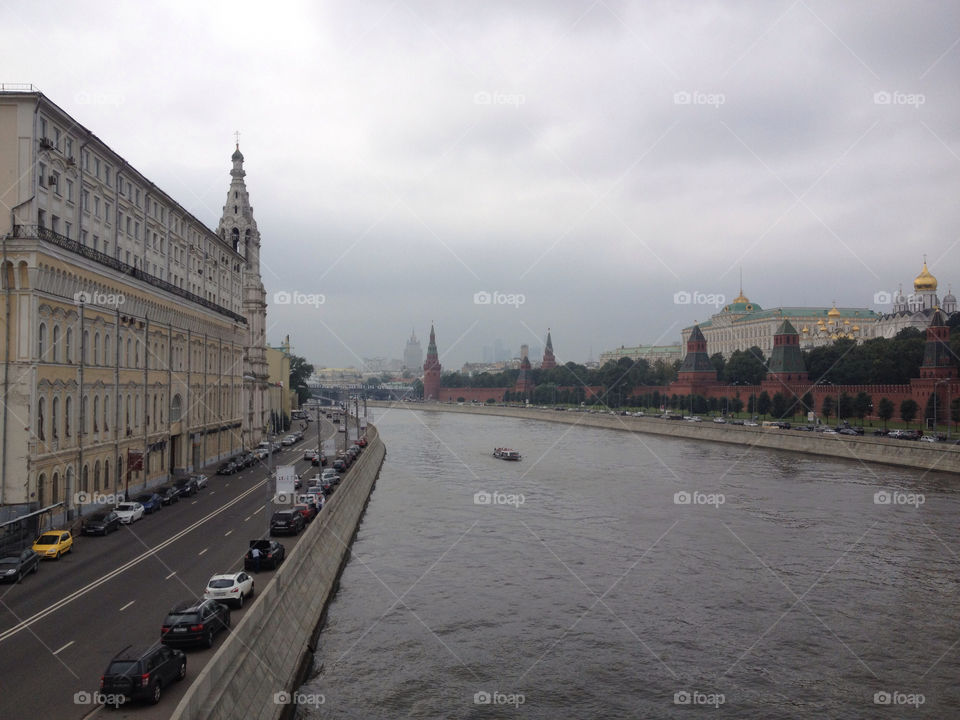 street city summer river by penguincody