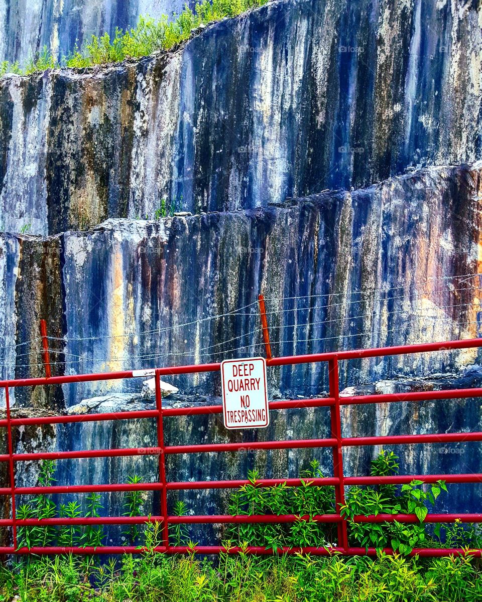 danger abandoned quarry