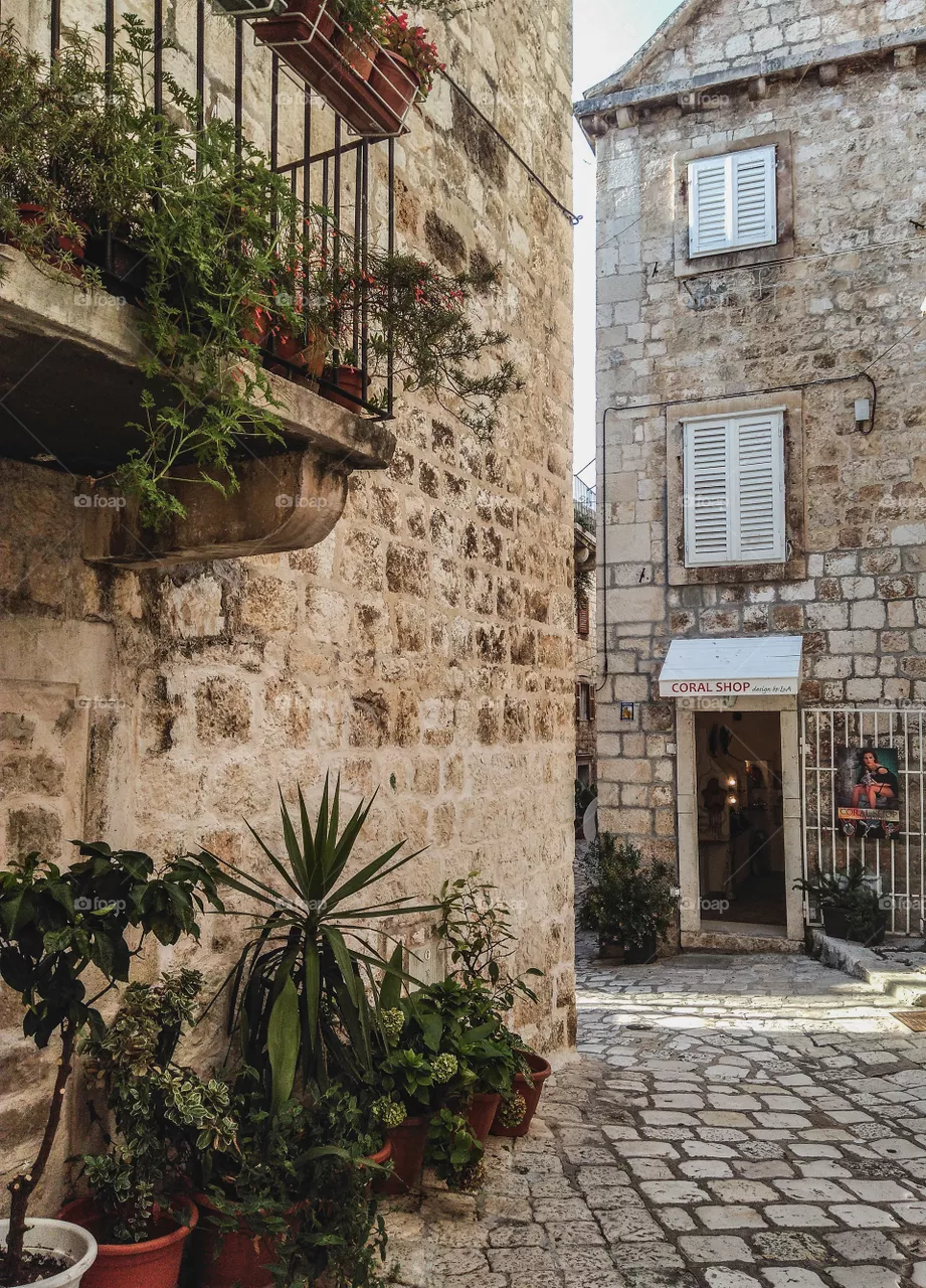 Streets of Hvar, Croatia