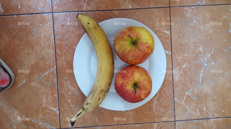 Smiley, fruit smiley, sky,