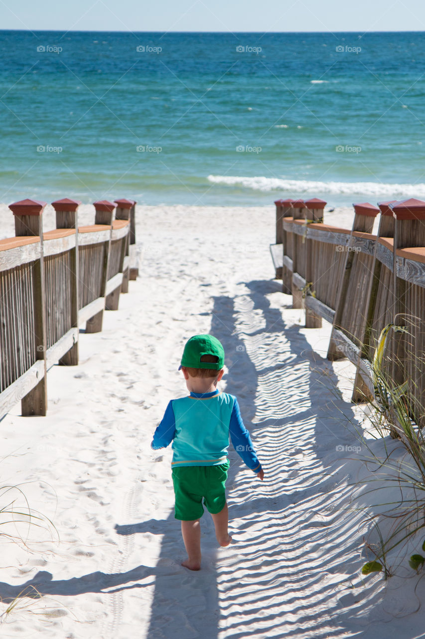 Heading down to the beach